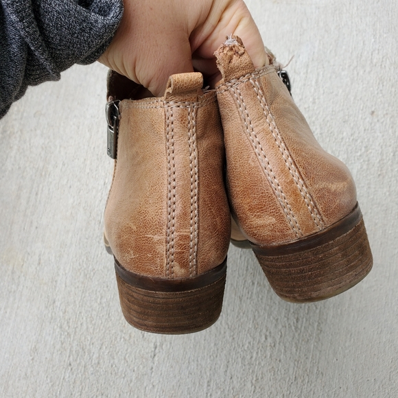 Lucky Brand Basel Leather Bootie in Tan - Picture 6 of 10